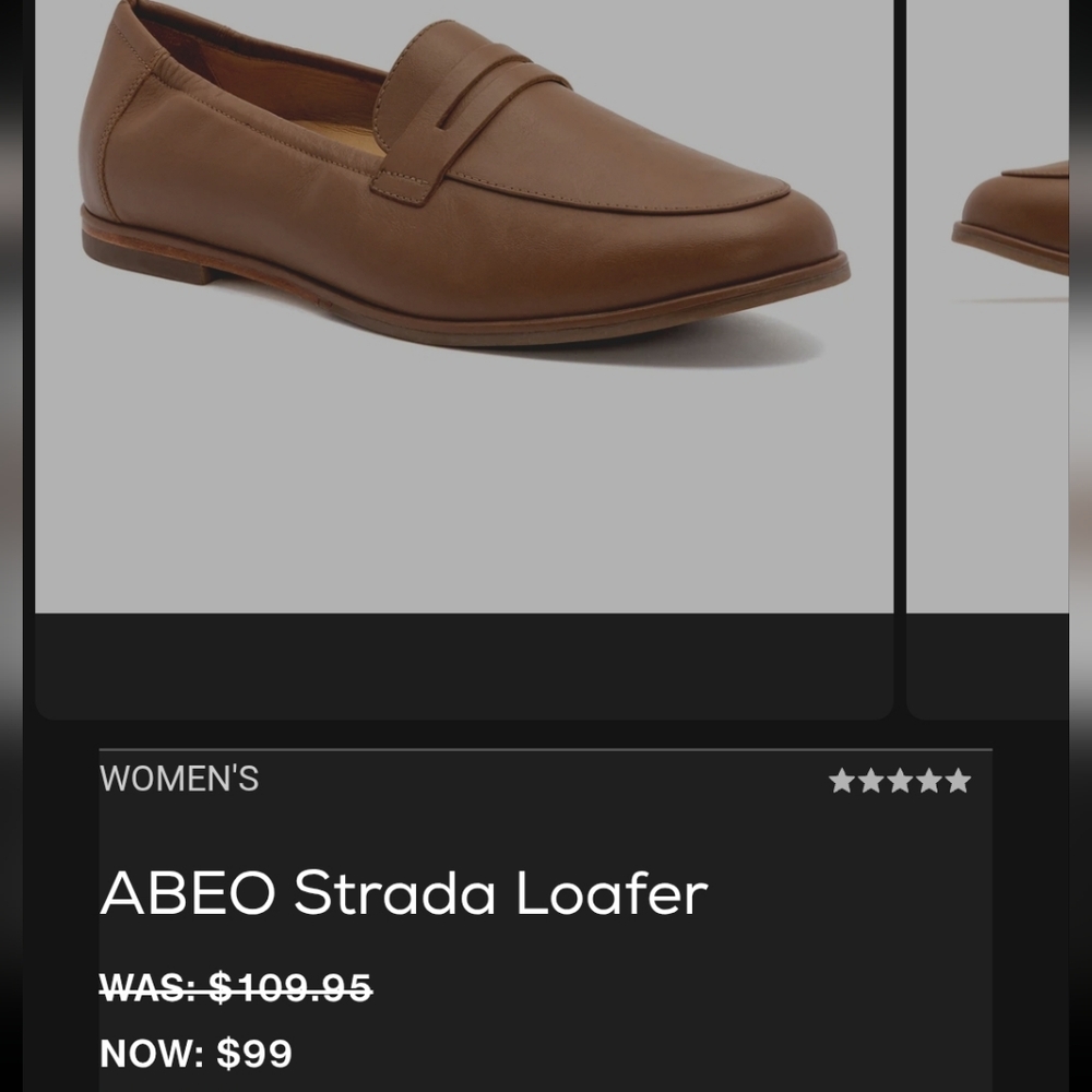 Abeo Strada Tan Leather Loafers